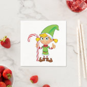 Elfe Verte Fille avec serviettes en papier Sucre d (En situation)