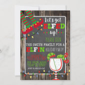 Elfed Up Elfin Invitation de fête de Noël (Devant)