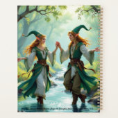 Elfen danskalender planner (Achterkant)