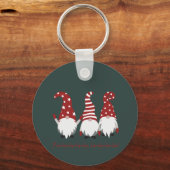 Elfen in Petten Fa La La La sleutelhanger (Voorkant)