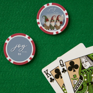  elfen "Joy to All" poker chip