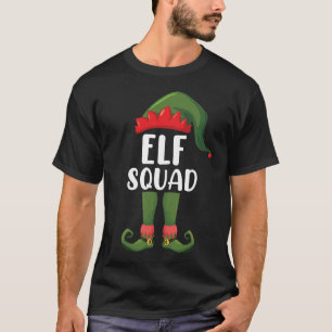 Elfenteam Grappige Familie Kerst Matching T-shirt