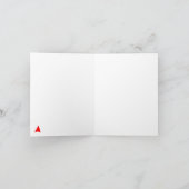 Elfie Hashtag Funny Kerstontwerp Feestdagen Kaart (Binnen)