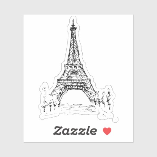 Elfil Tower Paris Sticker (Vel)