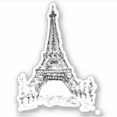 Elfil Tower Paris Sticker (Voorkant)