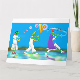 Elfin Marching Band Bedankkaart