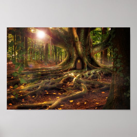elfin treehouse poster (Voorkant)