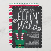 Elfin Wild Party uitnodiging (Voorkant / Achterkant)