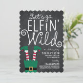 Elfin Wild Party uitnodiging (Staand voorkant)