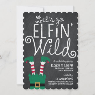 Elfin Wild Party uitnodiging
