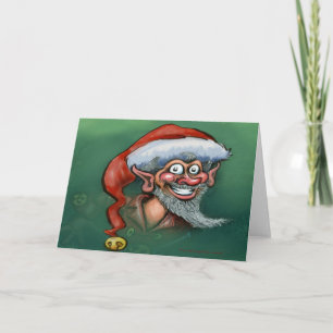 Elfkaart Feestdagen Kaart