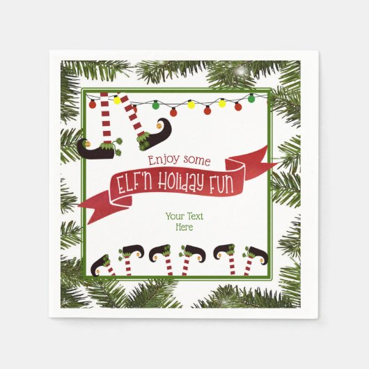 ELF'n Holiday Fun Servet (Voorkant)