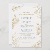 Elgant customizable wedding invitation (Devant)