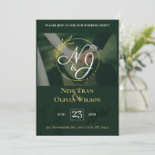 Elgant Customizable wedding invitation Bedankkaart (Staand voorkant)