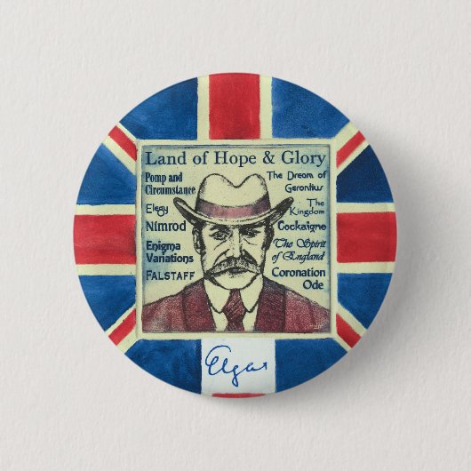 Elgar Ronde Button 5,7 Cm (Voorkant)