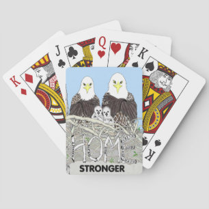 ELGF HARRIET OZZIE M15 Es E17+E18 HOME STRONGER Pokerkaarten