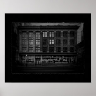 Elgin Building No 1 met rand Poster