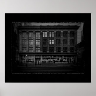 Elgin Building No 1 met rand Poster