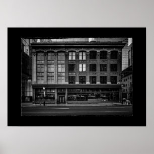 Elgin Building nr. 3 met rand Poster