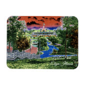 ELGIN ILLINOIS LORDS PARK PAVILION 1920'S ART UITZ MAGNEET (Horizontaal)