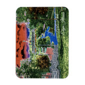 ELGIN ILLINOIS LORDS PARK PAVILION 1920'S ART UITZ MAGNEET (Verticaal)