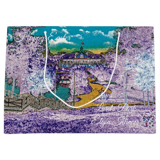 ELGIN ILLINOIS LORDS PARK PAVILION 1920'S Pasen Groot Cadeauzakje (Voorkant)