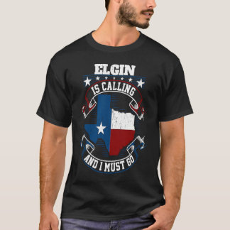Elgin Texas belt en ik moet gaan. T-shirt