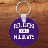Elgin - Wildcats - Elgin High School - Elgin Texas Sleutelhanger (Voorkant)