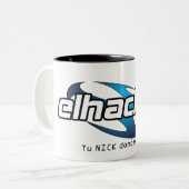 elhacker.net NICK Tweekleurige Koffiemok (Voorkant links)