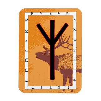 Elhaz Rune Magnet – Bescherming! Magneet