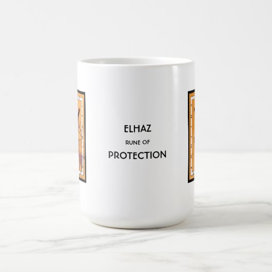 Elhaz Rune Mug - Protection ! (Centre)