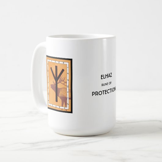Elhaz Rune Mug - Protection ! (Devant gauche)