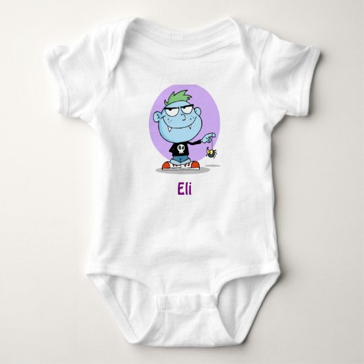 ELI-babyjongetjes, gepersonaliseerde kleding Romper (Voorkant)