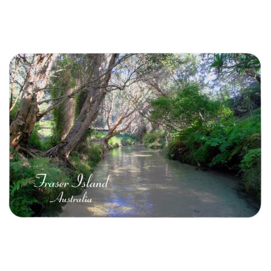 Eli Creek Fraser Island, Australie, Premium Magnet (Horizontal)