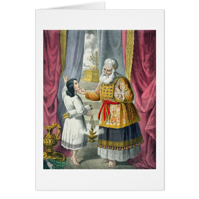 Eli interrogeant Samuel concernant la vision, de (Devant)