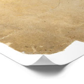 Eli Whitney's patent voor de katoengin in 1794 Poster (Hoek)