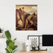 Elia in de woestijn poster (Thuiskantoor)