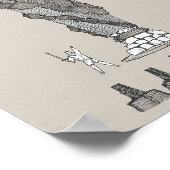 Elia op de berg Karmel - Vuur uit de hemel Poster (Hoek)