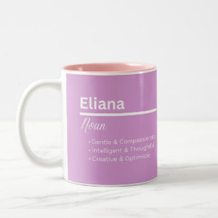 Eliana Meisjesnaam Definitie Mok Gepersonaliseerd