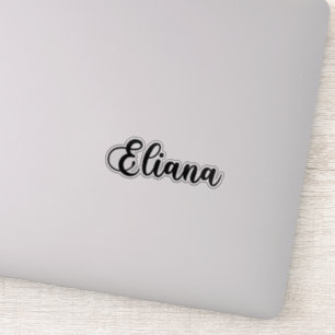 Eliana Naam - Handgeschreven kalligrafie Sticker