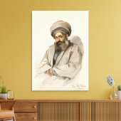 Elias - Jacobite Priest van Mesopotamia Canvas Afdruk (Insitu (Woonkamer))