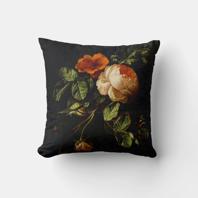 Elias van den Broeck, stil leven met Rozen Kussen (Voorkant)