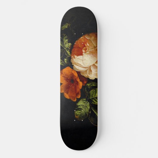 Elias van den Broeck, stil leven met Rozen Skateboard (Voorkant)