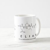 Élie peptide nom mug (Devant droit)