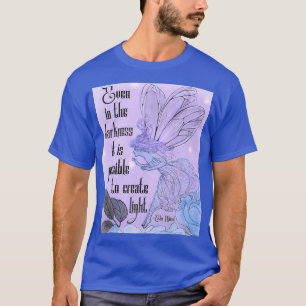 Elie Wiesel citaat met Faerie en Magisch Licht of T-shirt