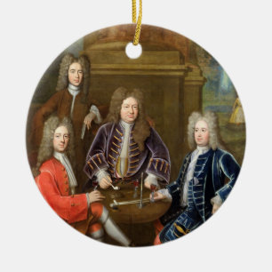 Elihu Yale (1648-1721), tweede hertog van Devonshi Keramisch Ornament