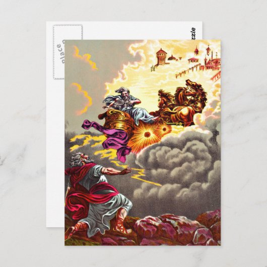 Elijah Ascend au paradis carte postale (Devant / Derrière)
