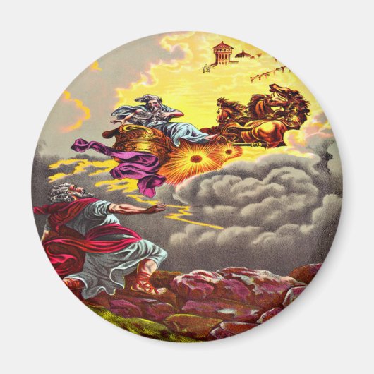 Elijah Ascends to Heaven Magnet Magneet (Voorkant)