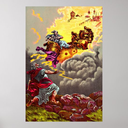 Elijah Ascends tot poster in de hemel (Voorkant)