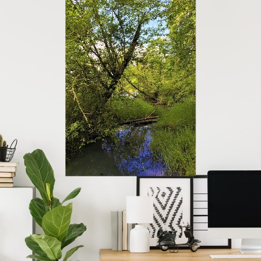 Elijah Bristow State Park, Dexter, Oregon Poster (Thuiskantoor)